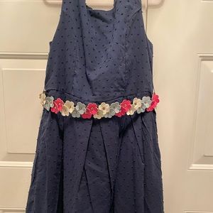 Little Girls Dress Size 10/Navy Blue NEW